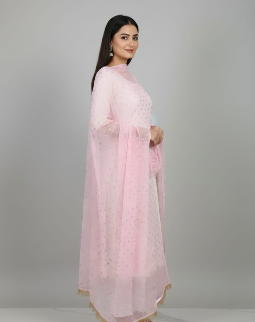 Gulaab Chikankari dupatta