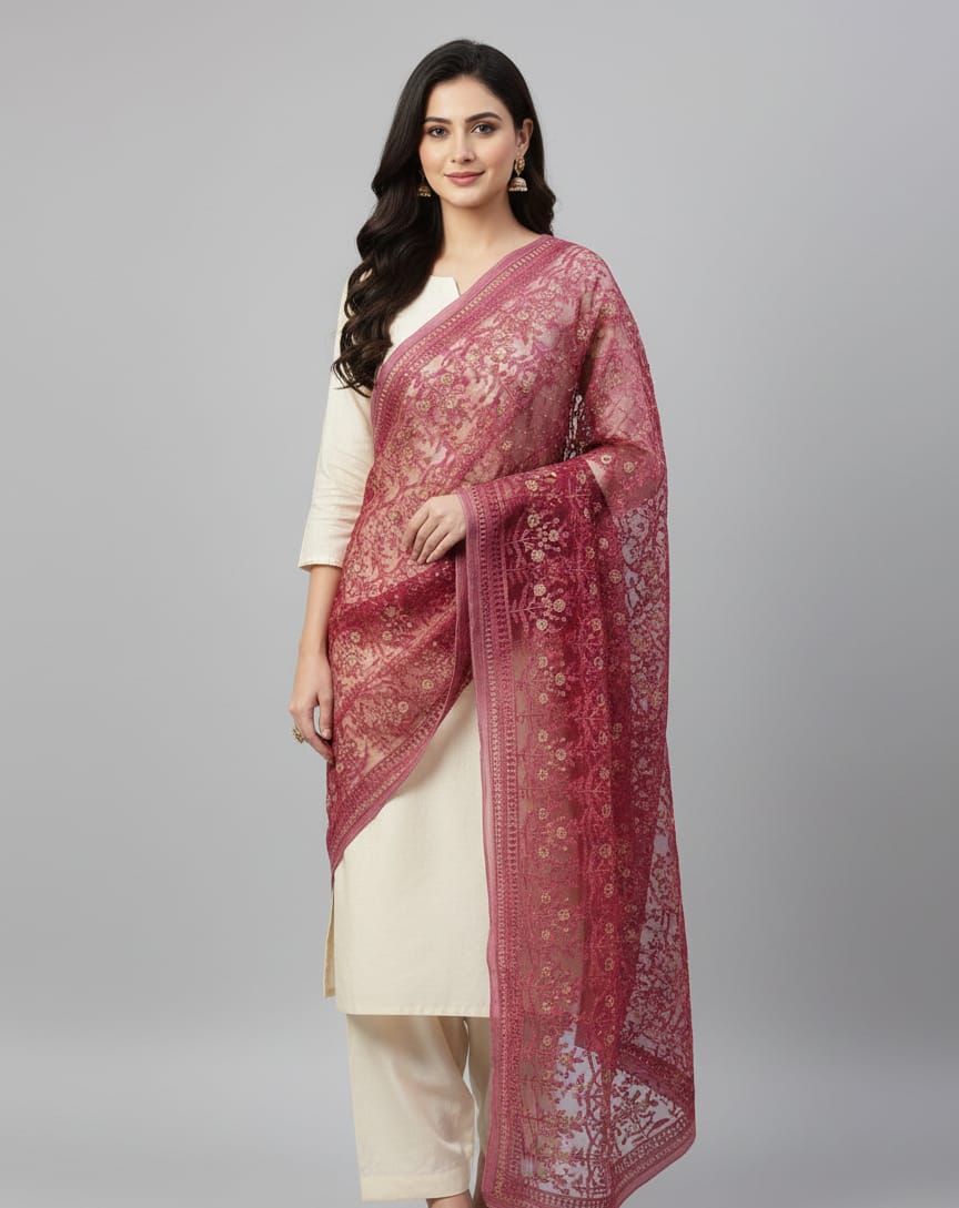 Sufiyana Chikan dupatta
