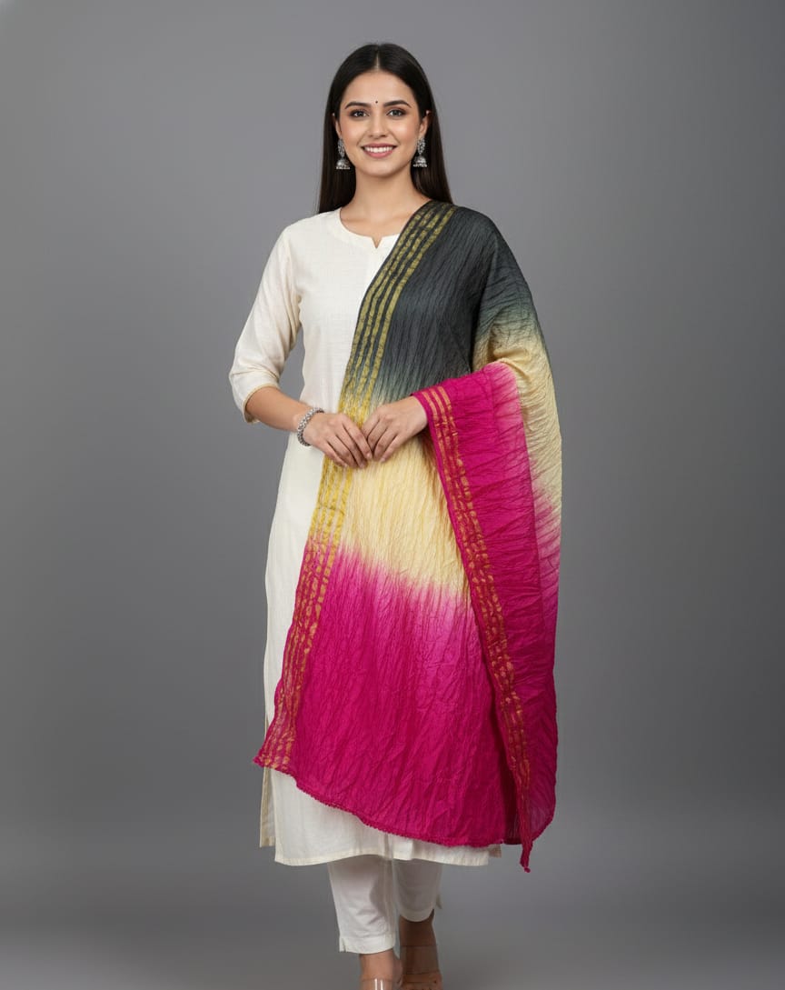 Tiranga Leheriya dupatta